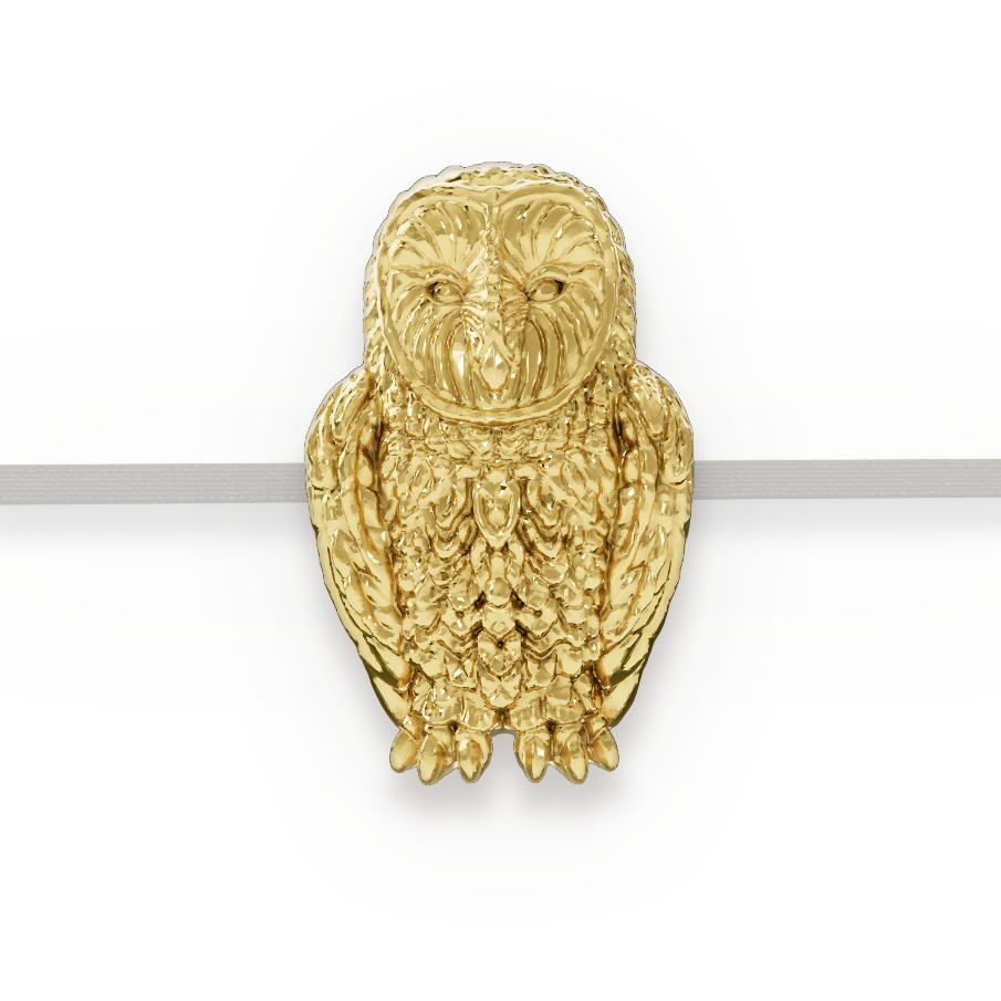 Owl | 18K Gold PVD