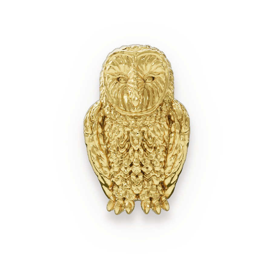 Owl | 18K Gold PVD