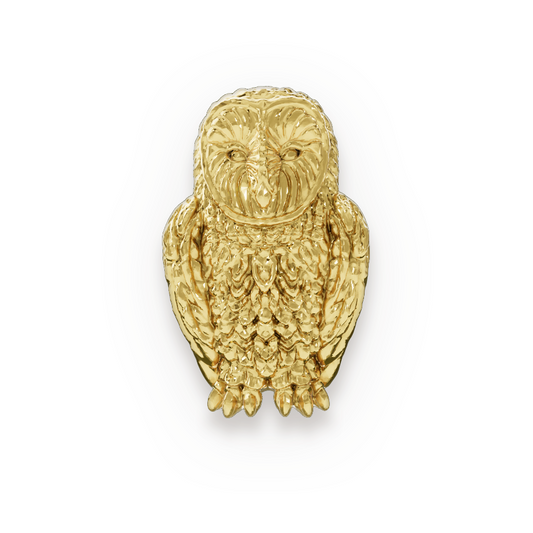 Owl | 18K Gold PVD