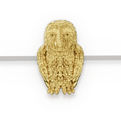 Owl | 18K Gold PVD